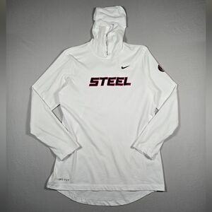 Nike White Dri-FIT Performance Hoodie Mens Medium